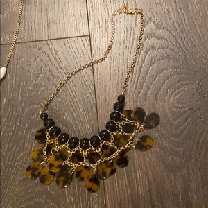 Cheetah print necklace. Bundle